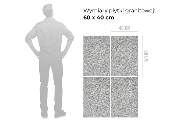 Wymiar płytki granitowej